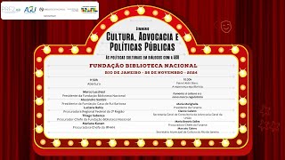 Seminário Cultura Advocacia e Políticas Públicas  Abertura [upl. by Sel278]