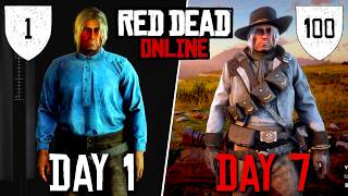 Can I Get to LVL 100 in Only 7 days in Red Dead Online [upl. by Blank]