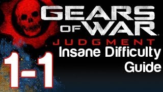 Gears of War Judgment  Insane 3 Star Declassify Challenge Walkthrough  Old Town 1 [upl. by Lydia71]