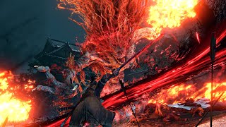 Sekiro  quotFarewell Sculptorquot  Demon of Hatred  No HUD Boss Fight [upl. by Llemhar481]