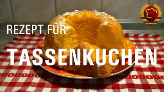 Nur 1 Tasse brauchst du für dieses schnelle und leckere Tassenkuchen DDR Rezept zum backen [upl. by Christos]