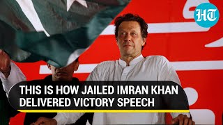 London Plan Failed Imprisoned Imran Khan Claims Victory After Nawaz Sharif  Pak Polls [upl. by Miett]