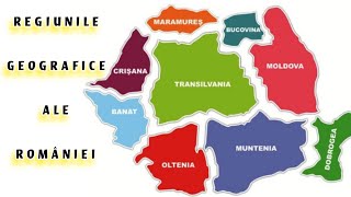 REGIUNILE GEOGRAFICE ALE ROMÂNIEI [upl. by Essiralc]