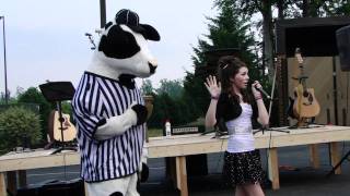 Girl Serenades ChickfilA Cow [upl. by Laforge]