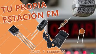 HAZ TU TRANSMISOR DE RADIO FM CASERO FÁCIL Y ECONÓMICO BUENA DISTANCIA [upl. by Irrak]