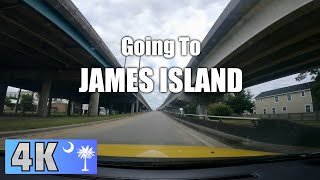 1hr 4K Driving to Harborview And James Island Areas [upl. by Gard]