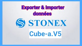 Stonex cubeaV5 Export and Import txt and dxf data [upl. by Bernt]