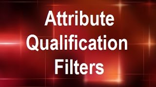 MicroStrategy  Attribute Qualification Filters  Online Training Video by MicroRooster [upl. by Adihsar]