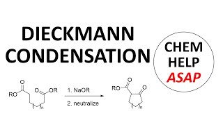 Dieckmann condensation of diesters [upl. by Boothman]