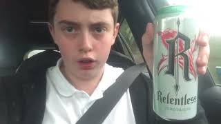 Energy drink review trying relentless zero watermelon [upl. by Henn]