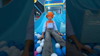 Kid Blippi Learns Colors at the Indoor Playground blippi shorts [upl. by Mathian165]