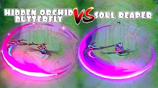 Ruby Soul Reaper VS Hidden Orchid Butterfly Skin Comparison [upl. by Zetnas]