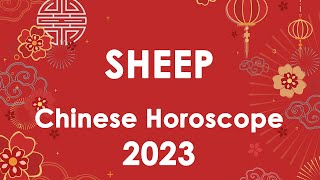 🐑 2023 Sheep  Chinese Horoscope Forecast  Wealth Career Health amp Love  Rabbit Predictions [upl. by Nauqan]