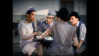 El gendarme desconocido fragmento a color 1 Cantinflas HD 1941 [upl. by Idell]