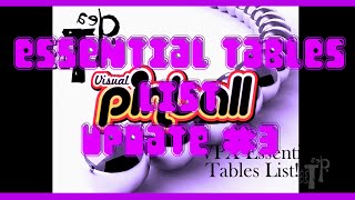 Update 3  VPX Essential Tables List [upl. by Innavoig]