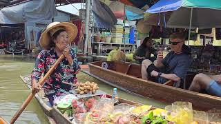 Damnoen Saduak Thailands Floating Market Adventure 8K Ultra HD [upl. by Qahsi]