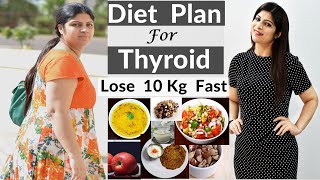 Thyroid Diet Plan For Weight Loss In Hindi  Weight Loss Thyroid diet plan In Hindi DrShikha Singh [upl. by Leind]