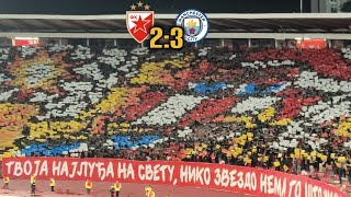 Crvena Zvezda  Mančester Siti 23 Delije koreografija sa tribina [upl. by Nage]