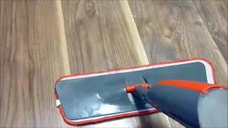 MICROFIBER SPRAY MOP WITH 360 SWIVEL HEAD MOP REVIEW AND DEMO [upl. by Hgielsa299]