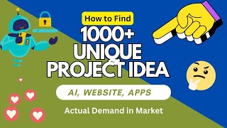 How to Find Best Project Idea which need in Market  How to Find Web Development project Idea [upl. by Htor780]