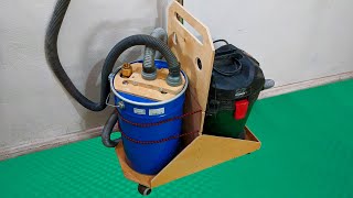 2 Ways To Make DIY Cyclone for workshop  Classic Dust collector VS Thien Cyclone Separator [upl. by Inahpets]