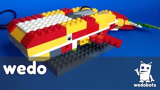 wedobots Moby Dick with LEGO® WeDo™ bricks [upl. by Adoree98]