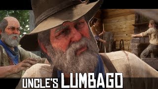 John amp Arthur Being Mean To Uncle’s Lumbago  Red Dead Redemption 2 [upl. by Akcirred]