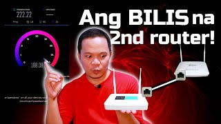 Mabilis na 2nd Router up to 300Mbps  Converge router as 2nd router to PLDT Fibr [upl. by Ahsaeyt]