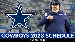 Dallas Cowboys 2023 NFL Schedule Opponents Instant Analysis amp Prediction [upl. by Nolahp]