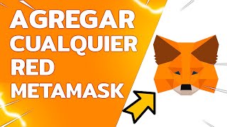 Agregar Cualquier RED a Metamask ✅ Tutorial Fácil y Rápido PASO A PASO [upl. by Meredeth305]