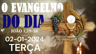 O EVANGELHO DO DIA 02 DE JANEIRO A PALAVRA DE DE DEUS [upl. by Yentruok]