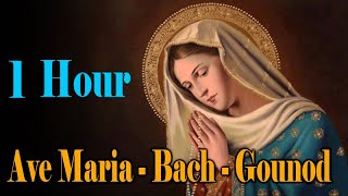 Ave Maria Bach Gounod  Relaxing Classic Piano Music  1 HOUR  Ave Maria Instrumental Piano Cello [upl. by Dicks82]