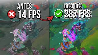 🔧 LEAGUE OF LEGENDS CÓMO SUBIR LOS FPS Y OPTIMIZAR EN PC BAJOS RECURSOS🔥 Aumentar FPS LOL ✔️ [upl. by Atnes]