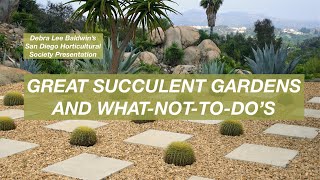 Great Succulent Gardens amp WhatNottoDos [upl. by Glogau]