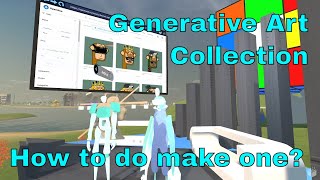 How to make generative nft art collection  NFTalks metaverse podcast [upl. by Dranel]