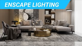 Enscape Lighting  Beginner to Advanced [upl. by Hayward]