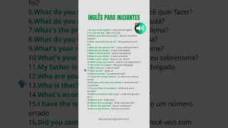 INGLÊS PARA INICIANTES [upl. by Hehre]