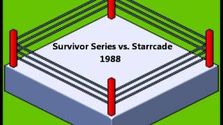 NSR Wrestling Podcast 80 Starrcade vs Survivor Series 1988 [upl. by Kram540]