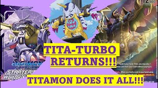 ST16 Broke Titamon Crazy Purple Deck ProfileDiscussion Digimon TCG [upl. by Yenroc]