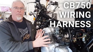 CB750 Wiring Harness Assembly amp Fit  Idiot Light Dash Warning Light Loom Repair  Part 3 [upl. by Tertia]