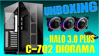 Inter Tech C702 Diorama – das kompakte ShowCase Unboxing [upl. by Llemor]