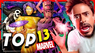 Las 13 Entidades MÁS PODEROSAS de TODO MARVEL [upl. by Oiramad]