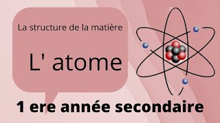 la structure de la matière a léchelle microscopiquechimie 1 ere année secondaire 🌼🌼🌼🌼 [upl. by Kauffman27]