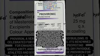 what is proviron mesterolone 25mg use in bodybuilding musclesonwheels princegrewal [upl. by Senskell]