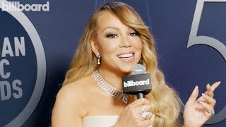 Mariah Carey On Celebrating The Emancipation of Mimi Album amp More  AMAs 50th Anniversary Special [upl. by Maren]