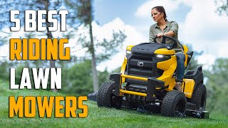 TOP 5 Best Riding Lawn Mowers 2024  Best For You [upl. by Harikahs]