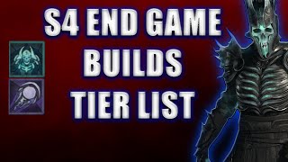 BEST S4 Necro End Game S Builds TIER LIST Season 4 Necromancer  Diablo 4 Necromancer Build skulm [upl. by Stearn]