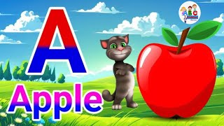 A for apple  अ से अनार  abcd  a for apple b for ball  Abc Kiddies Rhymes phonics song 🍎 [upl. by Tati]