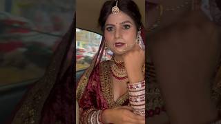 Apni shaadi ke din bhi bartan dulha dulhan ne😂 makeup trinding viralvideo birdal anshika [upl. by Asyla]