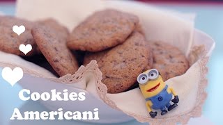 Cookies Americani al Cioccolato  I biscotti dei Minion [upl. by Entwistle917]